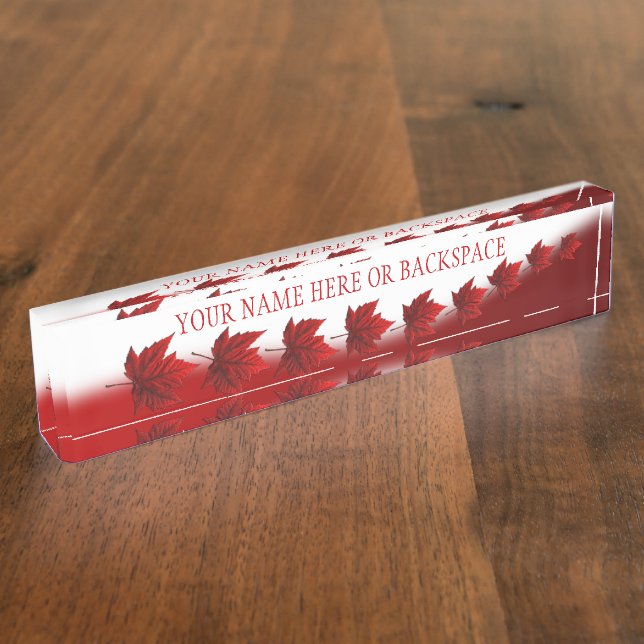 Canada Name Plates Personalized (Side)