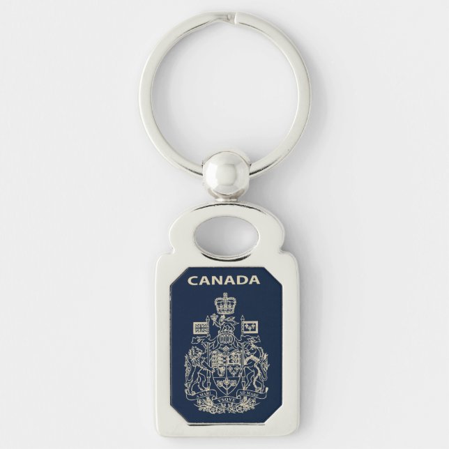 Canada national emblem keychain (Front)