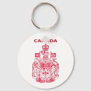 Canada national emblem keychain