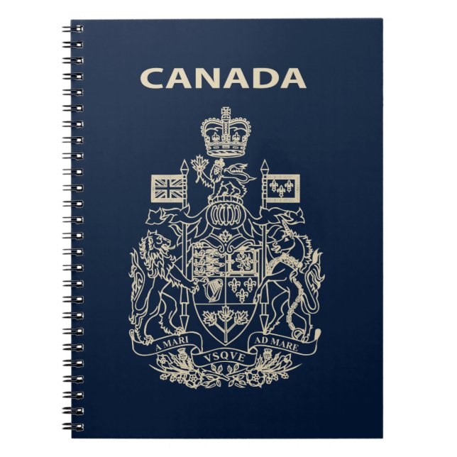 Canada national emblem notebook (Front)