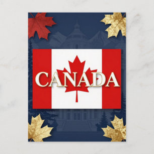 🍁 CANADA National Heritage Luxury Travel Identify Postcard