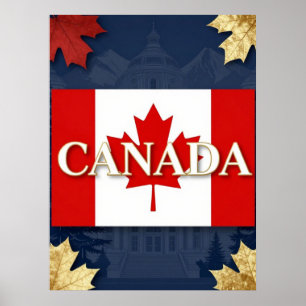 🍁 CANADA National Heritage Luxury Travel Identify Poster