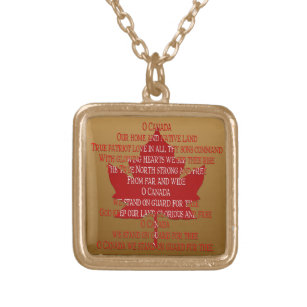 Canada Flag Necklace - For The Love Of Canada