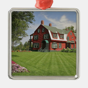 Canada, New Brunswick, Campobello Island. Metal Ornament