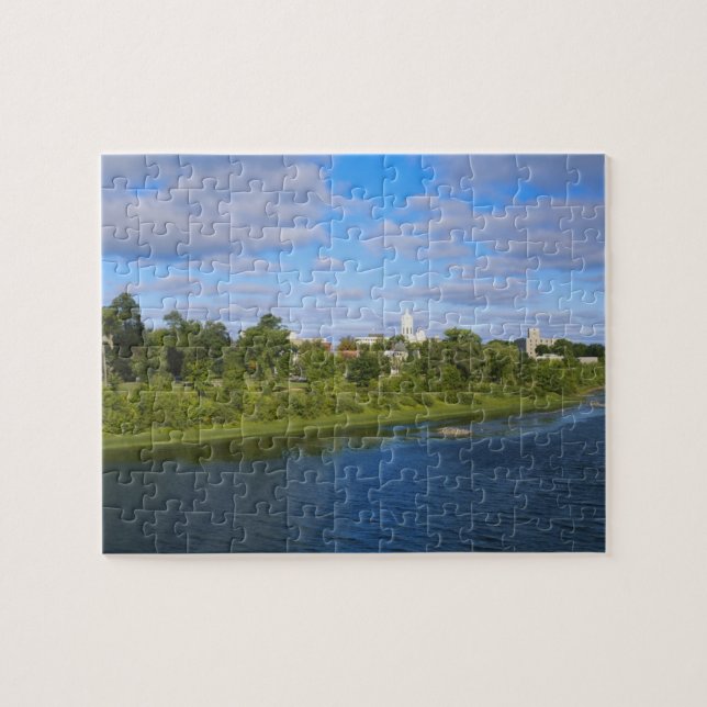 Canada, New Brunswick, Fredericton, City view Jigsaw Puzzle (Horizontal)