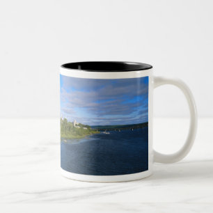Canada, New Brunswick, Fredericton, City view Two-Tone Coffee Mug