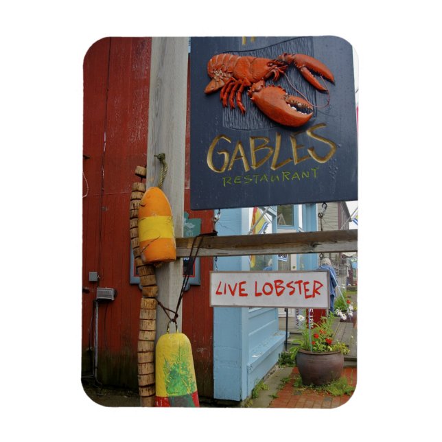 Canada, New Brunswick, St Andrews. Colourful Magnet (Vertical)