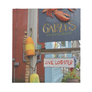 Canada, New Brunswick, St Andrews. Colourful Notepad