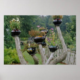 Canada, New Brunswick, St Andrews. Teapots Poster