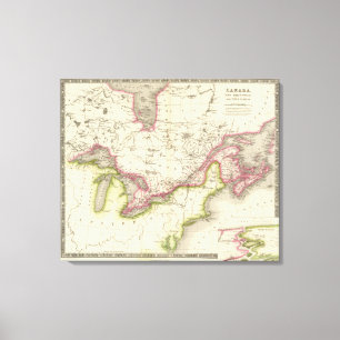 Canada, New Brusnwick, and Nova Scotia Canvas Print