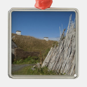 Canada, Newfoundland and Labrador, L'Anse Aux 2 Metal Ornament
