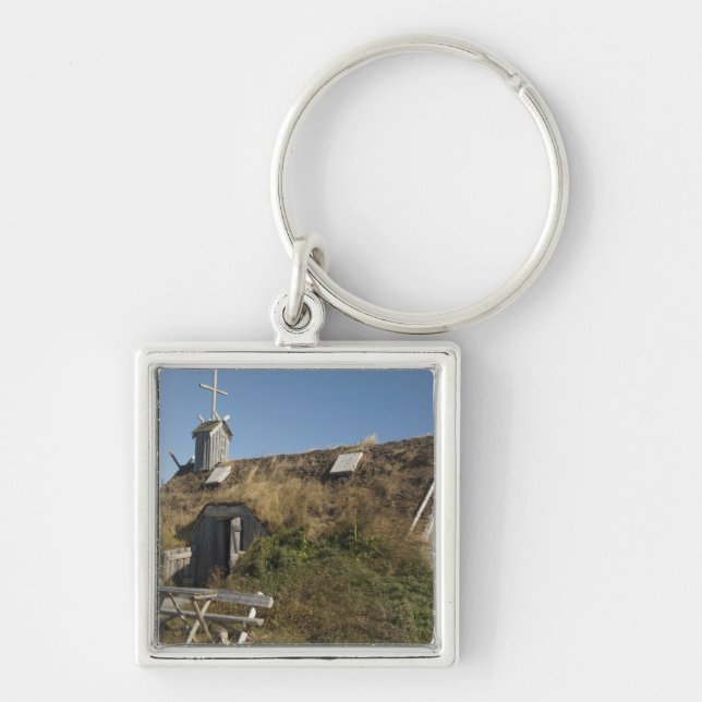 Canada, Newfoundland and Labrador, L'Anse Aux Keychain (Front)