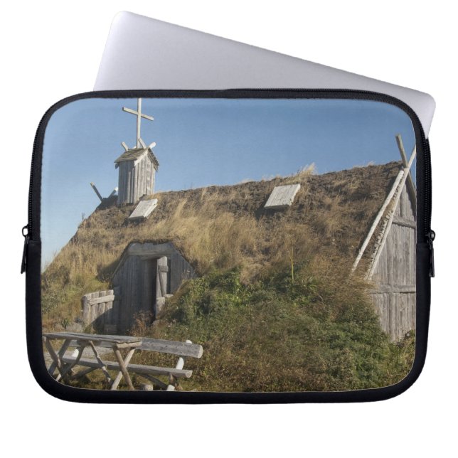 Canada, Newfoundland and Labrador, L'Anse Aux Laptop Sleeve (Front)