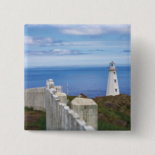 Canada, Newfoundland, Cape Spear National 3 2 Inch Square Button
