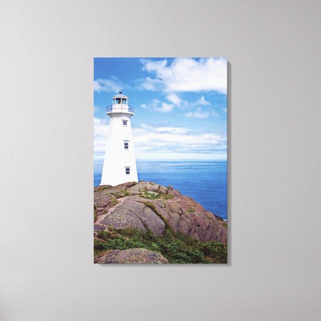 Canada, Newfoundland, Cape Spear National Canvas Print (Front)