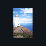 Canada, Newfoundland, Cape Spear National Canvas Print<br><div class="desc">COPYRIGHT Michael Glatt / DanitaDelimont.com | CN05 MGL0002.jpg | Canada,  Newfoundland,  Cape Spear National Historical Site,  Lighthouse. The Eastern most point of North America.</div>