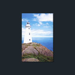 Canada, Newfoundland, Cape Spear National Canvas Print<br><div class="desc">COPYRIGHT Michael Glatt / DanitaDelimont.com | CN05 MGL0002.jpg | Canada,  Newfoundland,  Cape Spear National Historical Site,  Lighthouse. The Eastern most point of North America.</div>