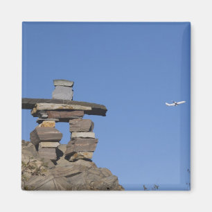 Canada, Newfoundland, St. John's. Inukshuk (to Magnet
