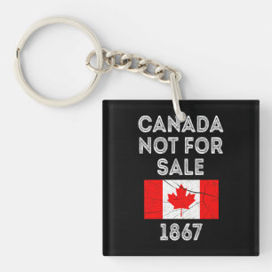 Canada Not For Sale – Proud and Patriotic Keychain