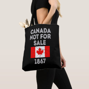 Canada Not For Sale – Proud and Patriotic Tote Bag