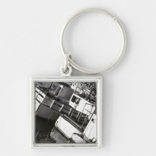 Canada, Nova Scotia, Digby. Fishing boats Keychain