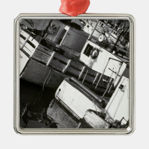 Canada, Nova Scotia, Digby. Fishing boats Metal Ornament