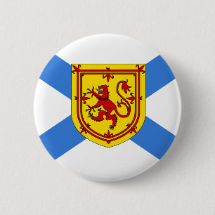 Canada Nova Scotia Flag 2 Inch Round Button
