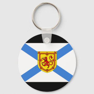 Canada Nova Scotia Flag Keychain