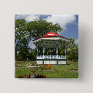 Canada, Nova Scotia, Halifax, Public Gardens. 2 2 Inch Square Button