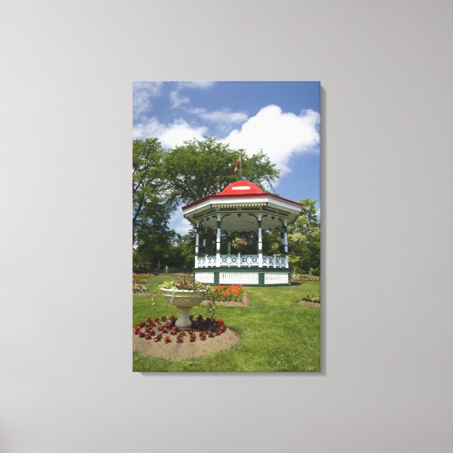 Canada, Nova Scotia, Halifax, Public Gardens. 2 Canvas Print (Front)