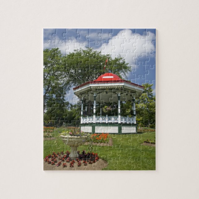Canada, Nova Scotia, Halifax, Public Gardens. 2 Jigsaw Puzzle (Vertical)