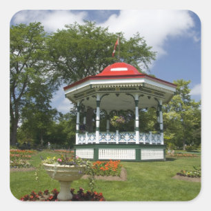 Canada, Nova Scotia, Halifax, Public Gardens. 2 Square Sticker