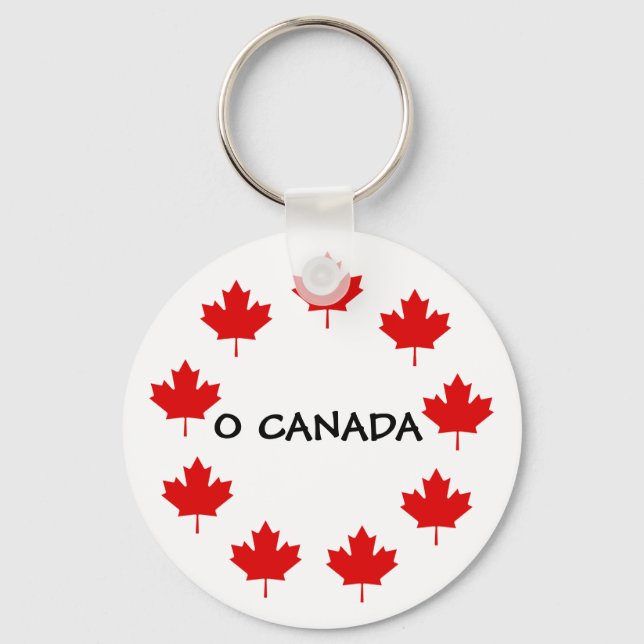 CANADA O CANADA KEYCHAIN (Front)