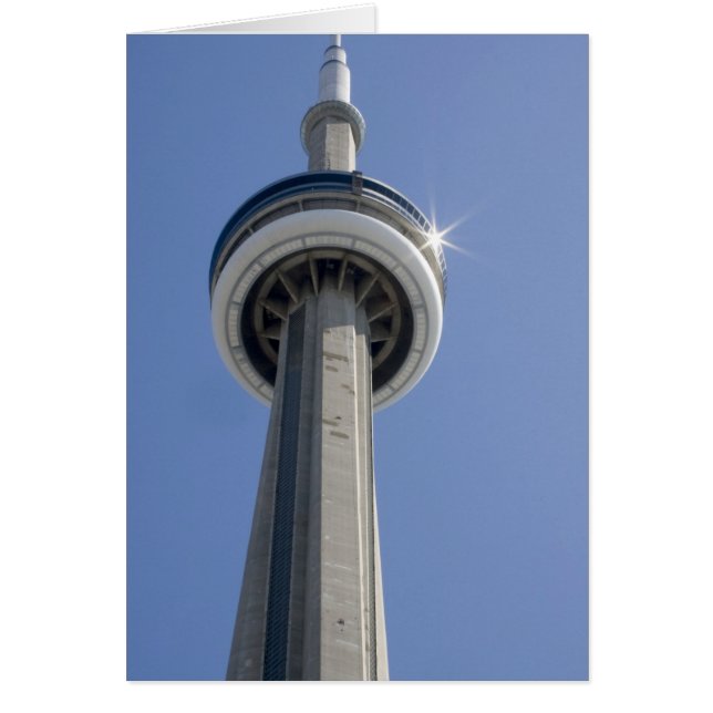 Canada, Ontario, Toronto. Top of CN Tower with (Front)