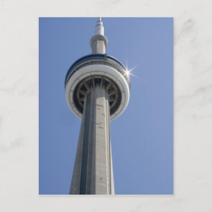 Canada, Ontario, Toronto. Top of CN Tower with Postcard