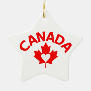 Canada ornament, customize ceramic ornament