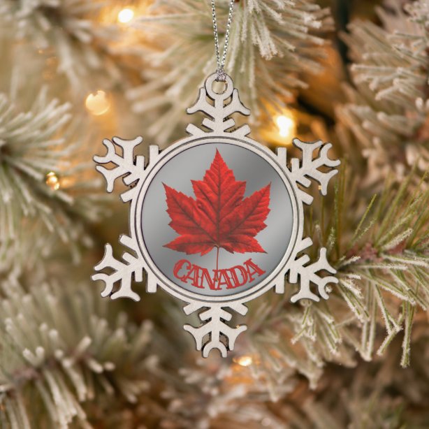 Canada Maple Leaf Ornaments & Christmas Ornaments Zazzle CA