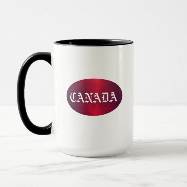 canada oval mug (Left)