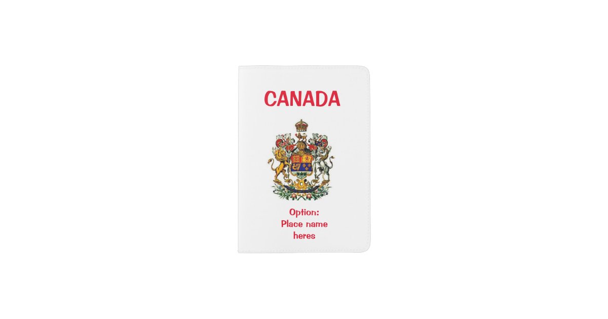 Canada Passport Cover Passeport Canadien | Zazzle