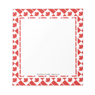 CANADA Patriotic Personalized Notepad