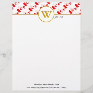 CANADA Personalised Celebration Wedding Letterhead