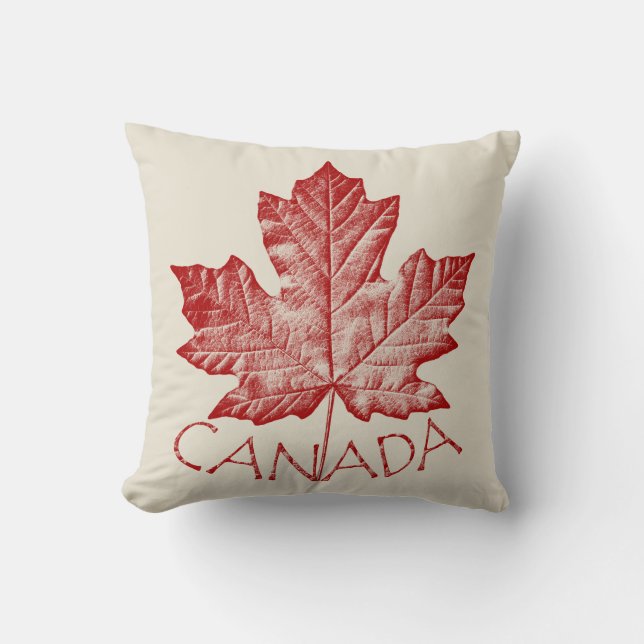 Canada Pillow Cool Canadian Souvenir Pillow (Front)