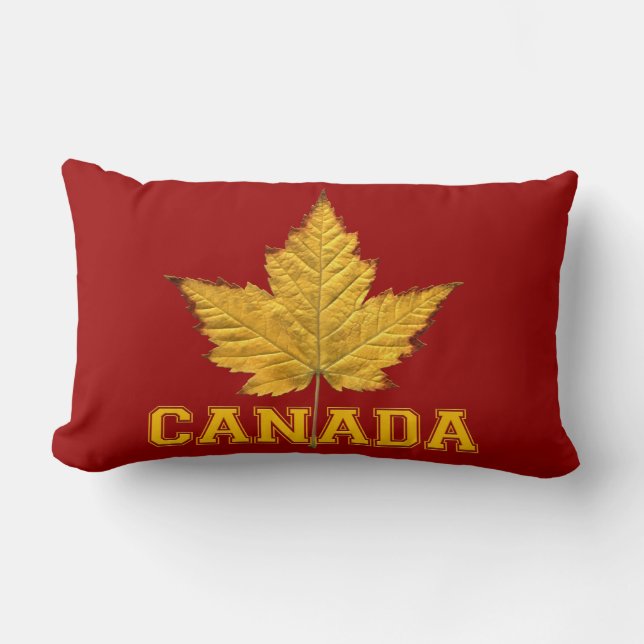 Canada Pillow Gold Canada Team Souvenir Pillow (Front)