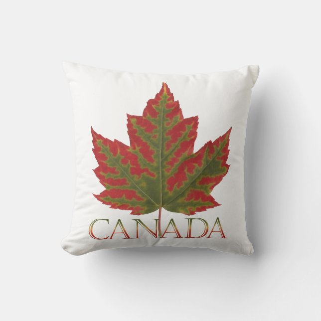 Canada Pillow Personalize Canada Maple Leaf Pillow (Front)
