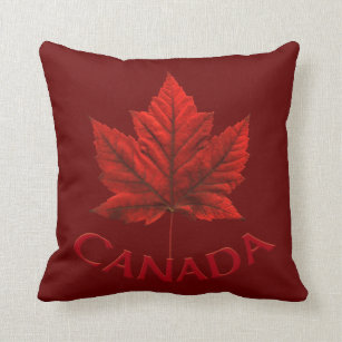 Canada Pillow Red Maple Leaf Throw Pillows & Decor