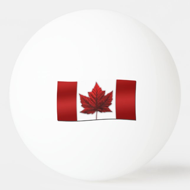 Canada Ping Pong Ball Personalized Canada Balls (Front)