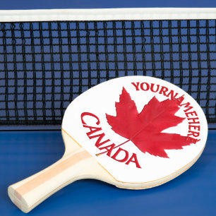 Canada Ping Pong Paddle Varsity Canada Personalize