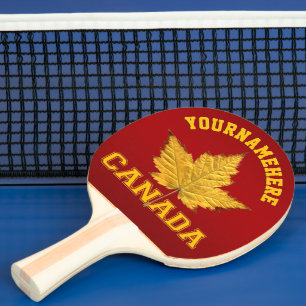 Canada Ping Pong Paddle Varsity Canada Personalize