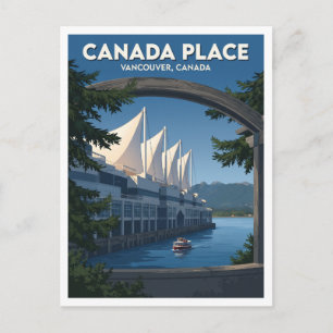 Canada Place Vancouver Gift Postcard