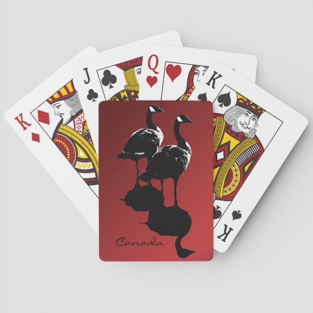 Canada Playing Cards Canada Custom Souvenir Cards (Back)